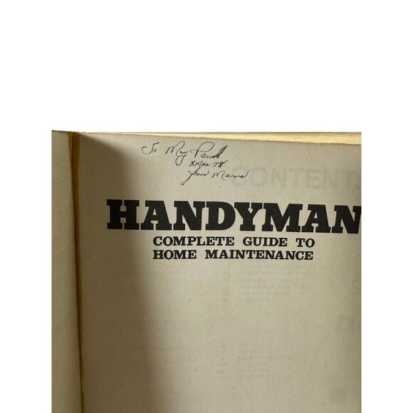 Vintage 1975 Handyman Complete Guide To Home Maintenance (Paperback) - Picture 8 of 11